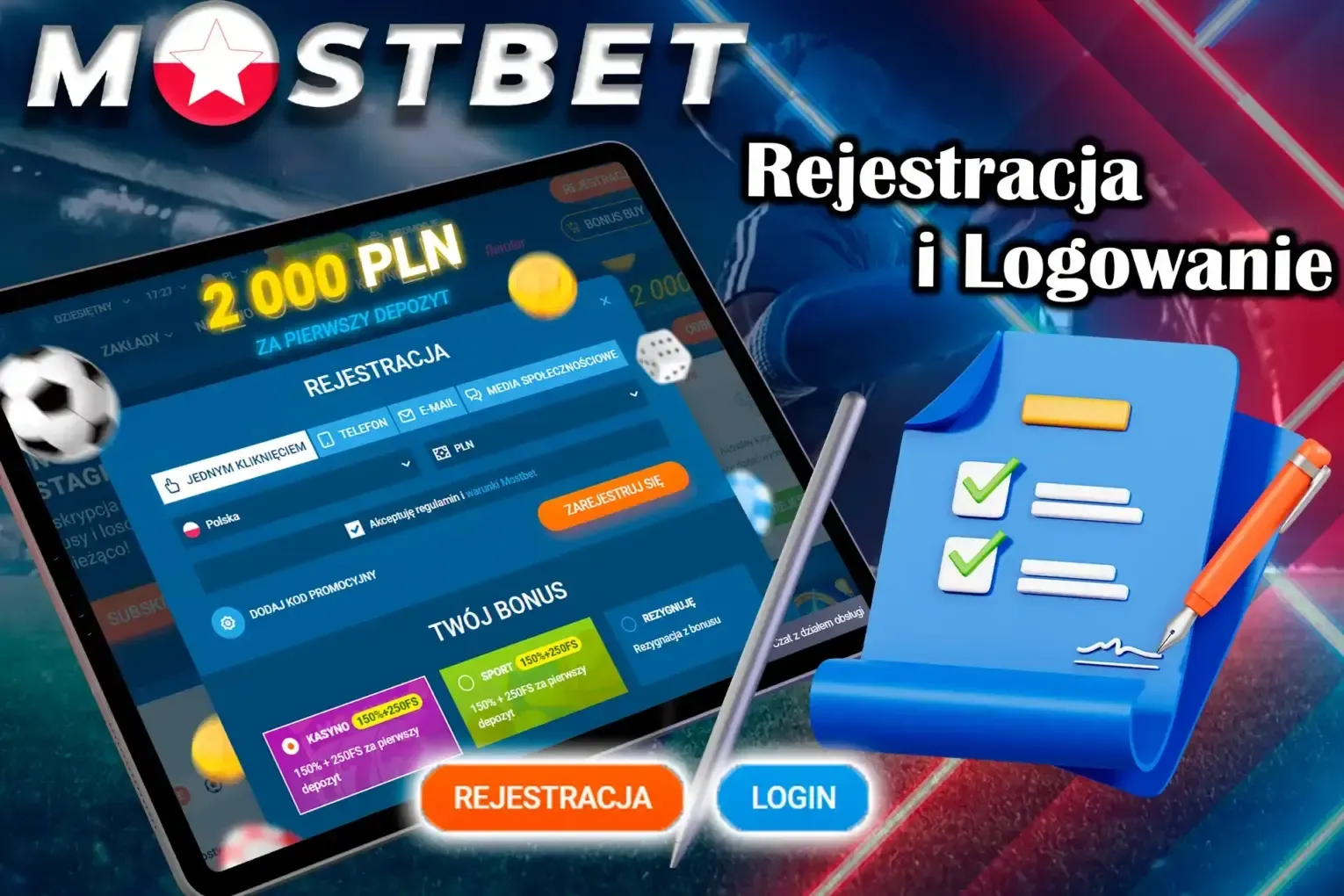 Mostbet casino registration login